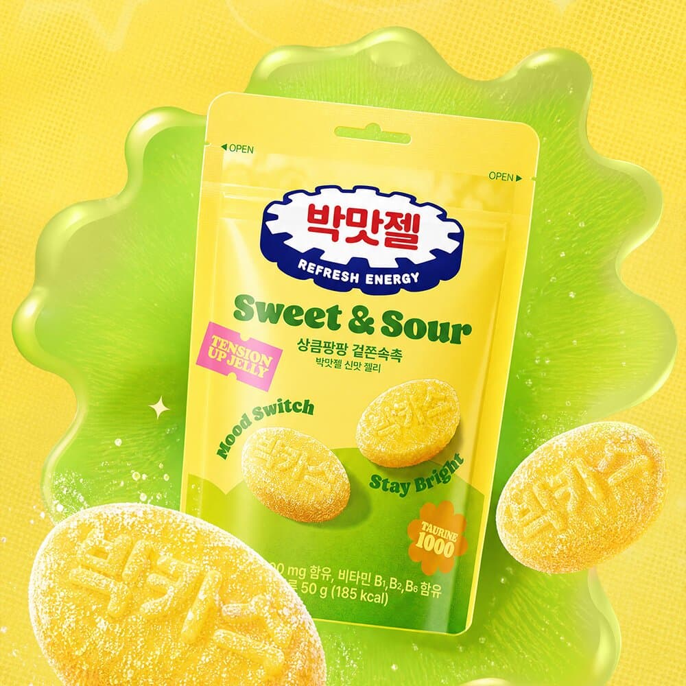 Bakmatjel Sweet & Sour Jelly 50g x 8