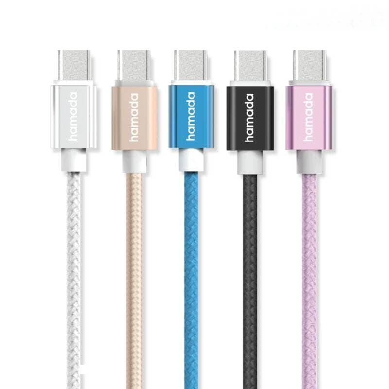 Hamada USB-C Metal Charging Cable 5-Pack