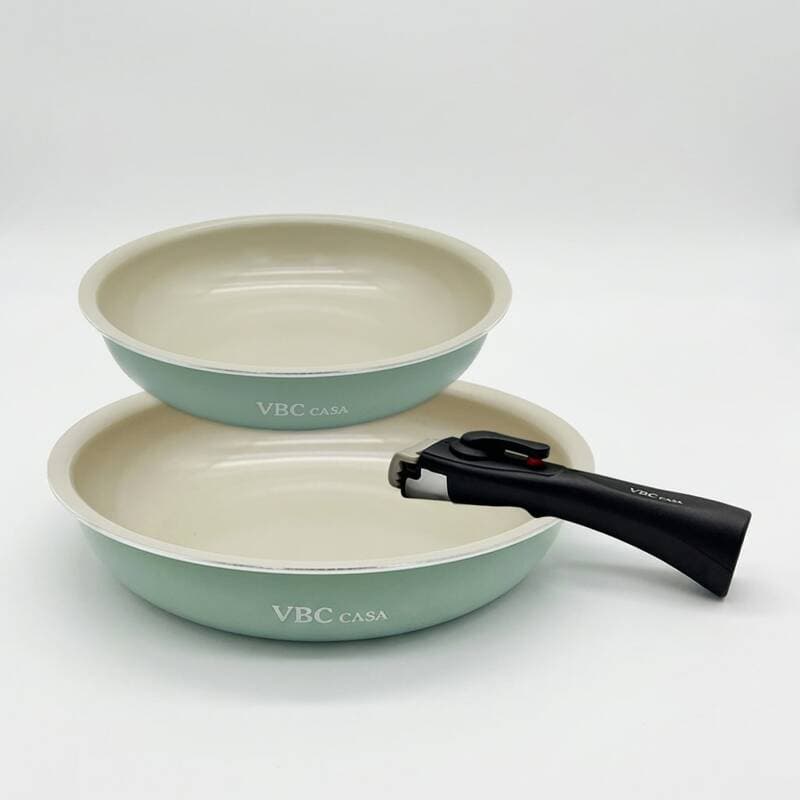 VBC CASA Magic Hands-Free Pan 3-Piece Set Green