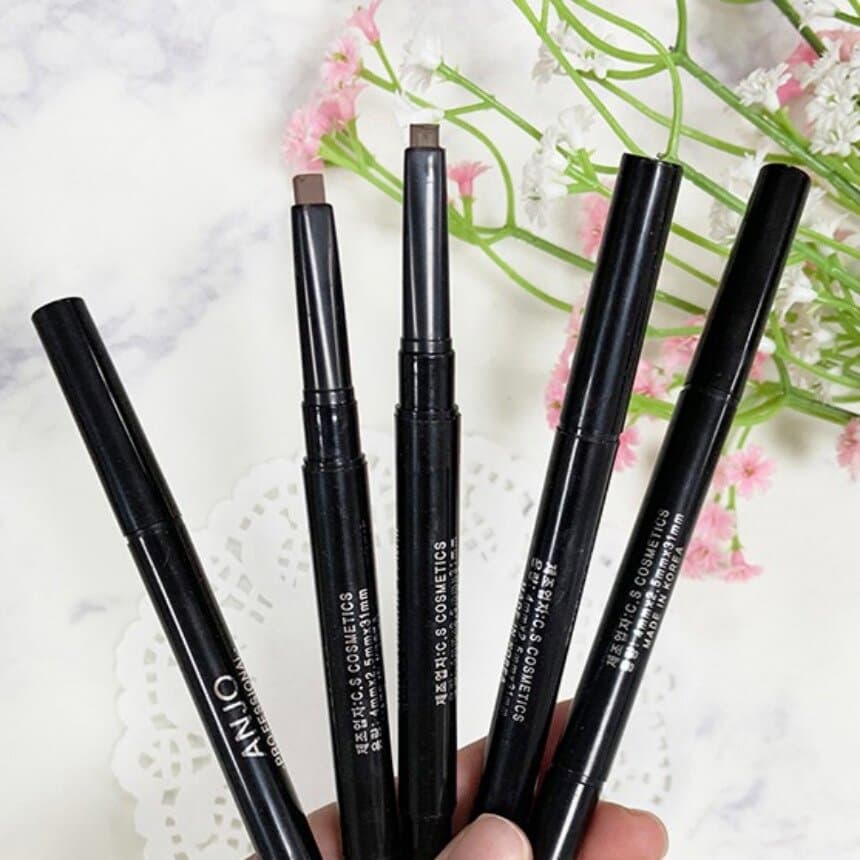 Angiu Eyebrow Tattoo Dark Brown 4pcs