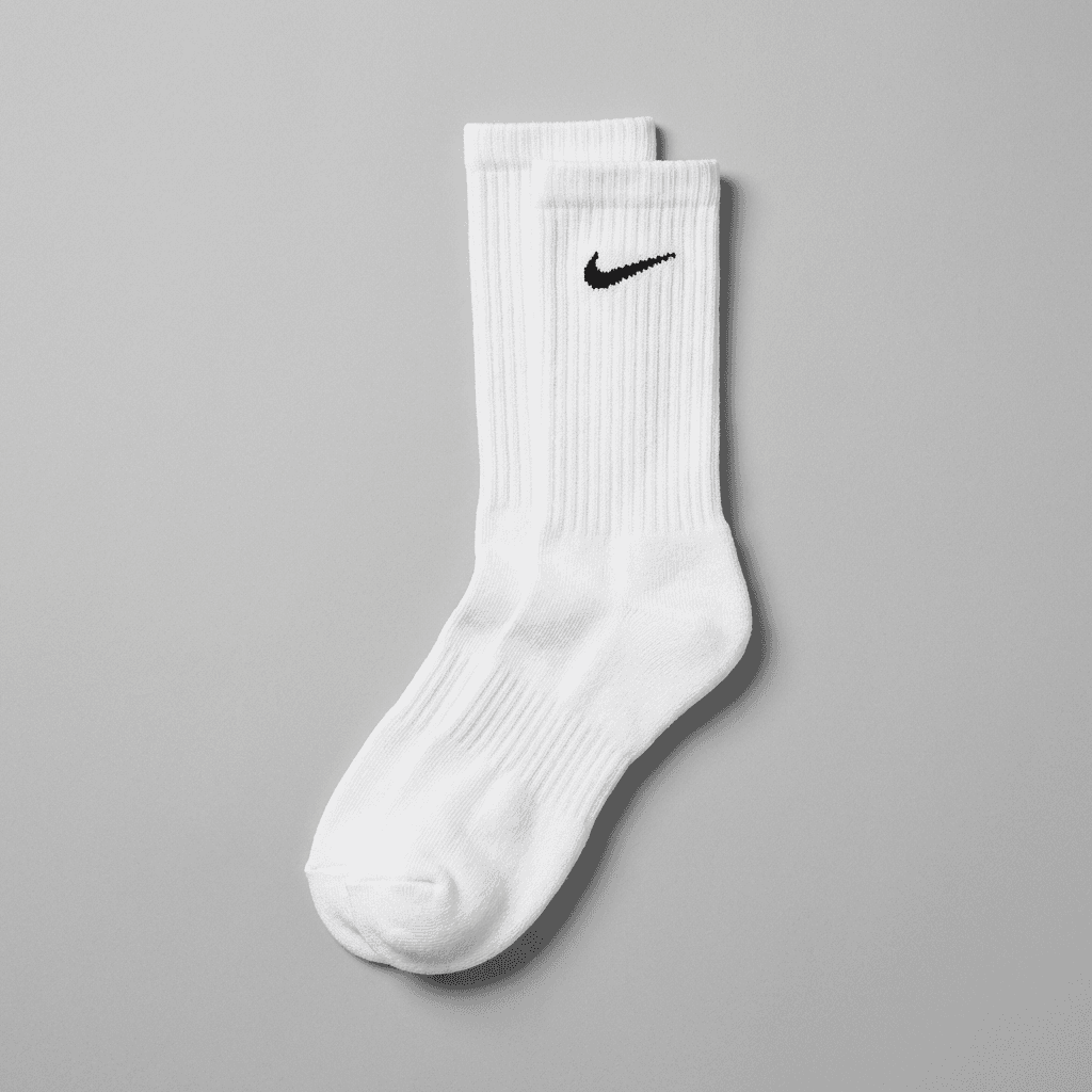 Nike Everyday Cushion Crew Socks, White, 6-Pack