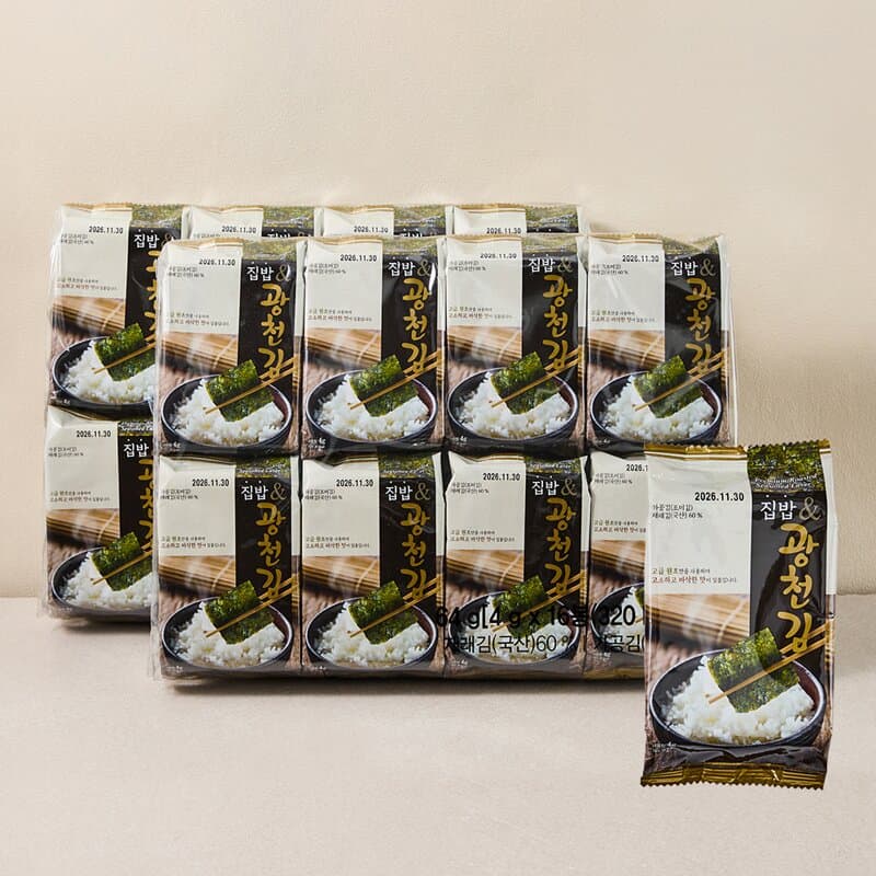 Jibabann Gwangcheon Gim 4g x 32 Packs
