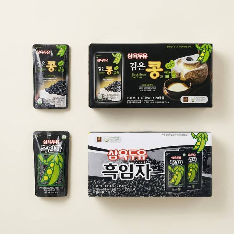 삼육두유 검은콩과 칼슘·흑임자 세트