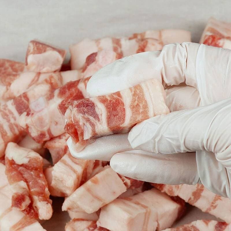 한 입 벽돌 삼겹살 300g 4팩