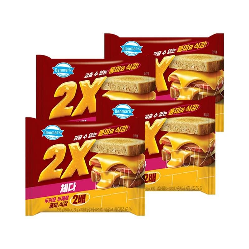 Dongwon Denmark 2X Cheddar Cheese 192g x 4