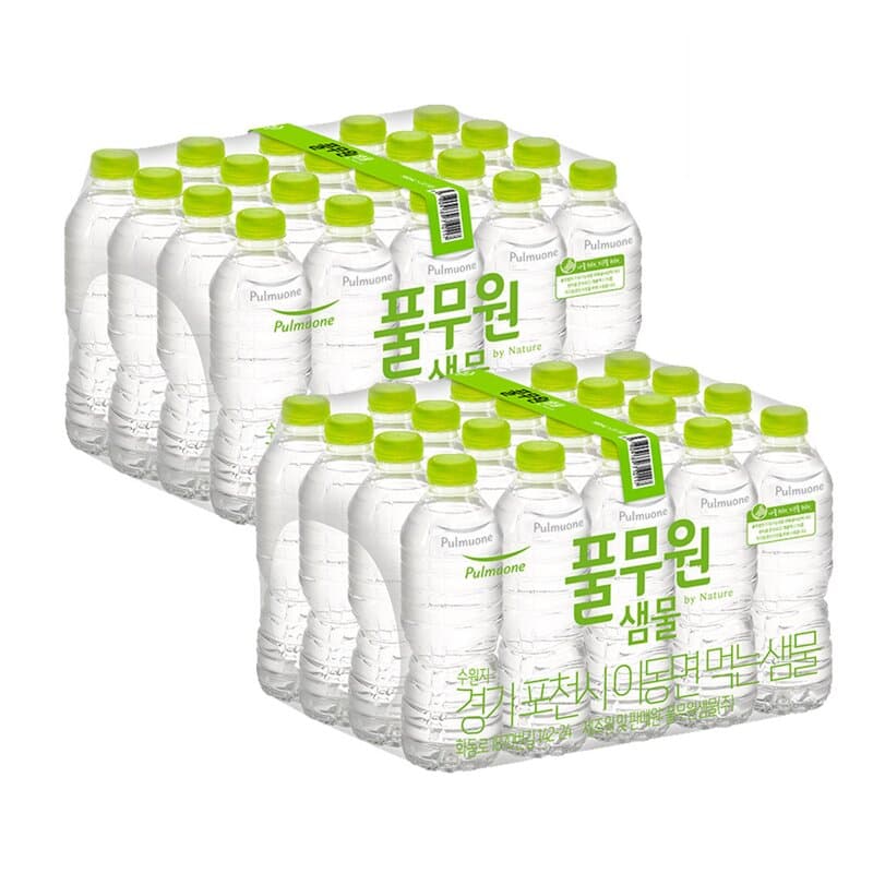 Pulmuone Saemmul Spring Water Label-Free 500ml x 40