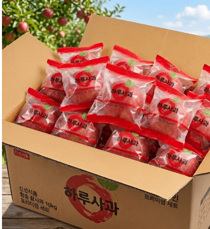 국내산 세척사과 2kg