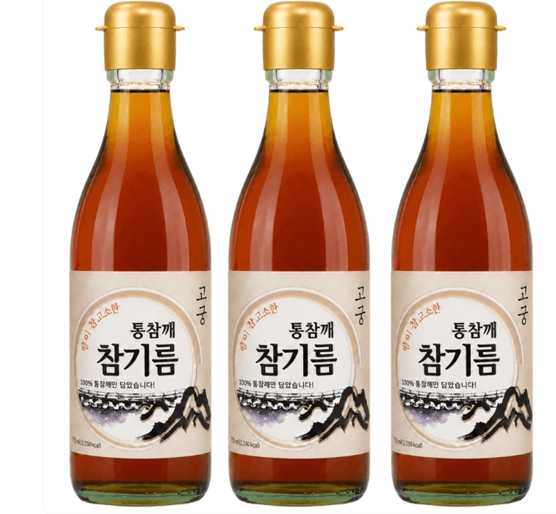 고궁 통참깨 참기름 350ml 3개