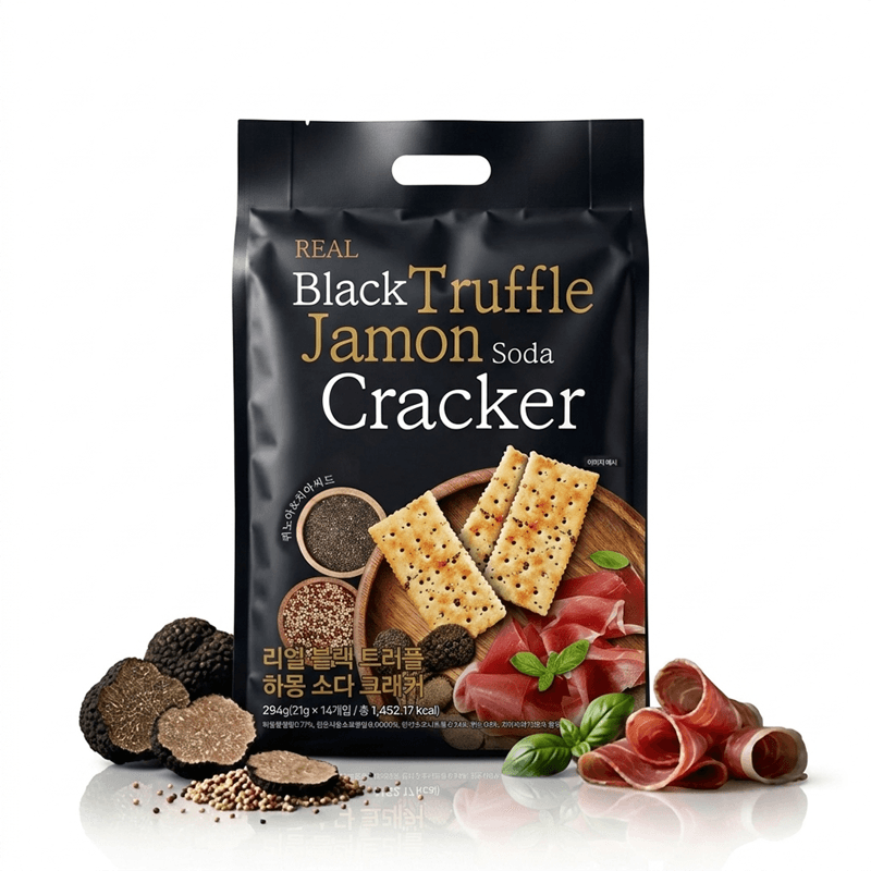 Black Truffle Jamon Soda Crackers 294g