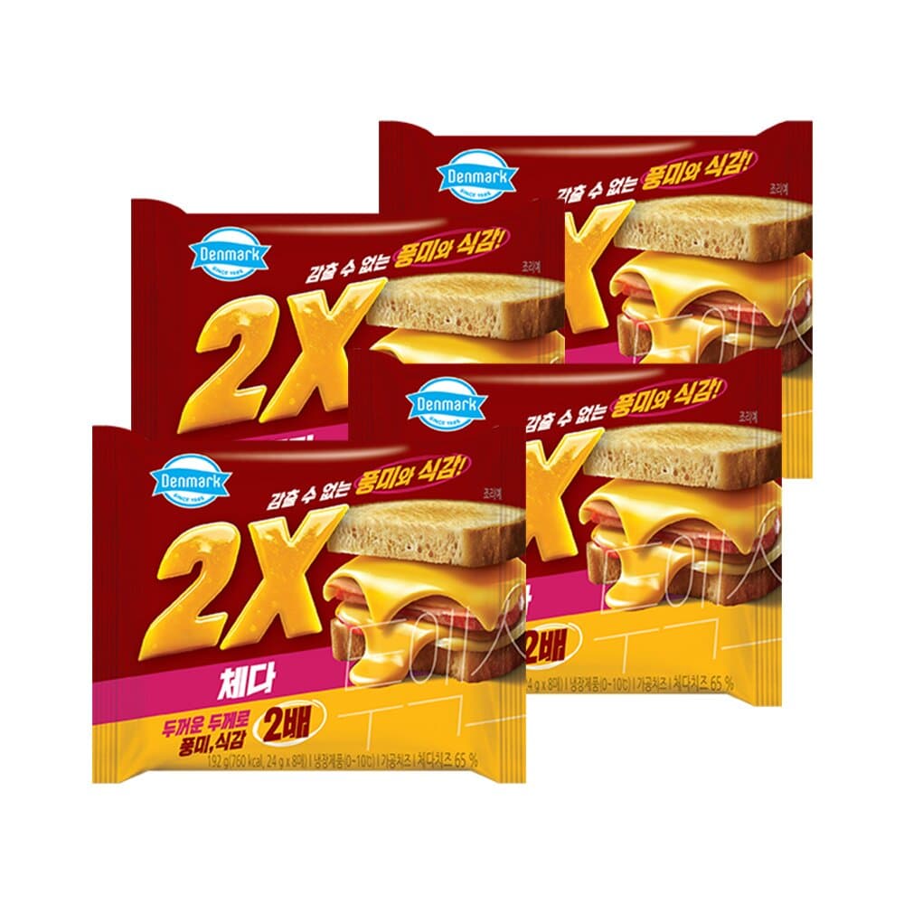 Dongwon Denmark 2X Cheddar Cheese 192g x4