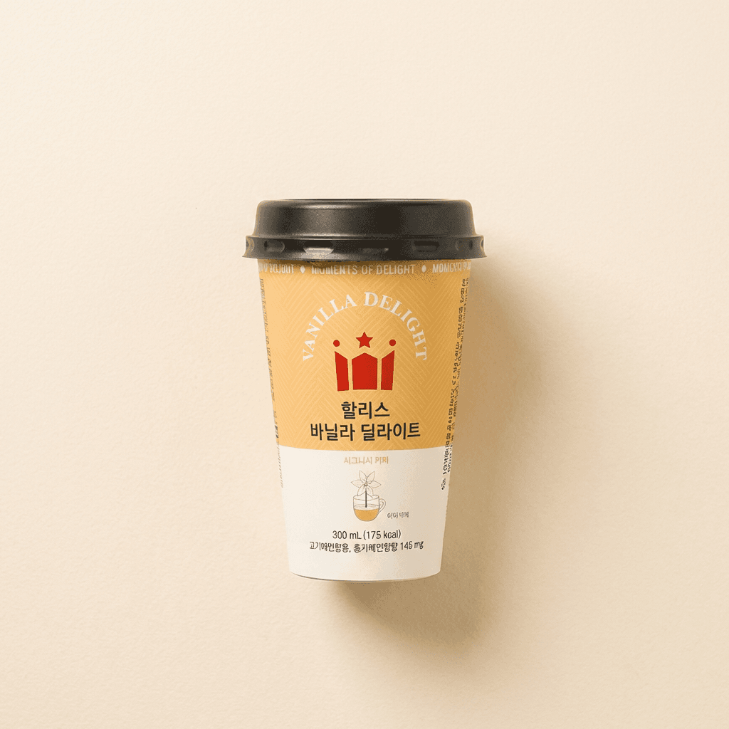 할리스 바닐라 딜라이트 컵커피 300ml