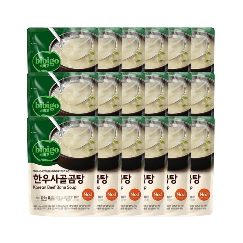 Bibigo Hanwoo Sagol Gomtang 500g x 18