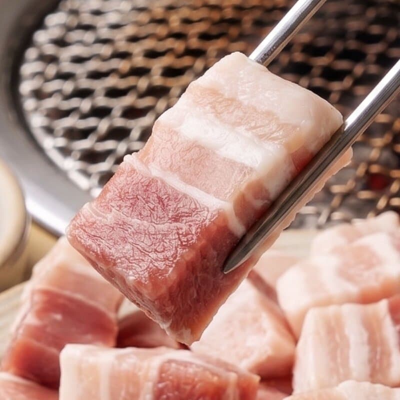 한 입 벽돌 삼겹살 300g 4팩