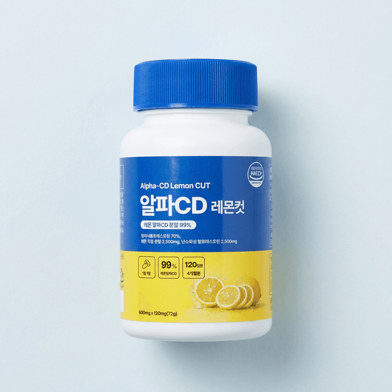 Alpha CD Lemon Cut 120 Tablets x 6