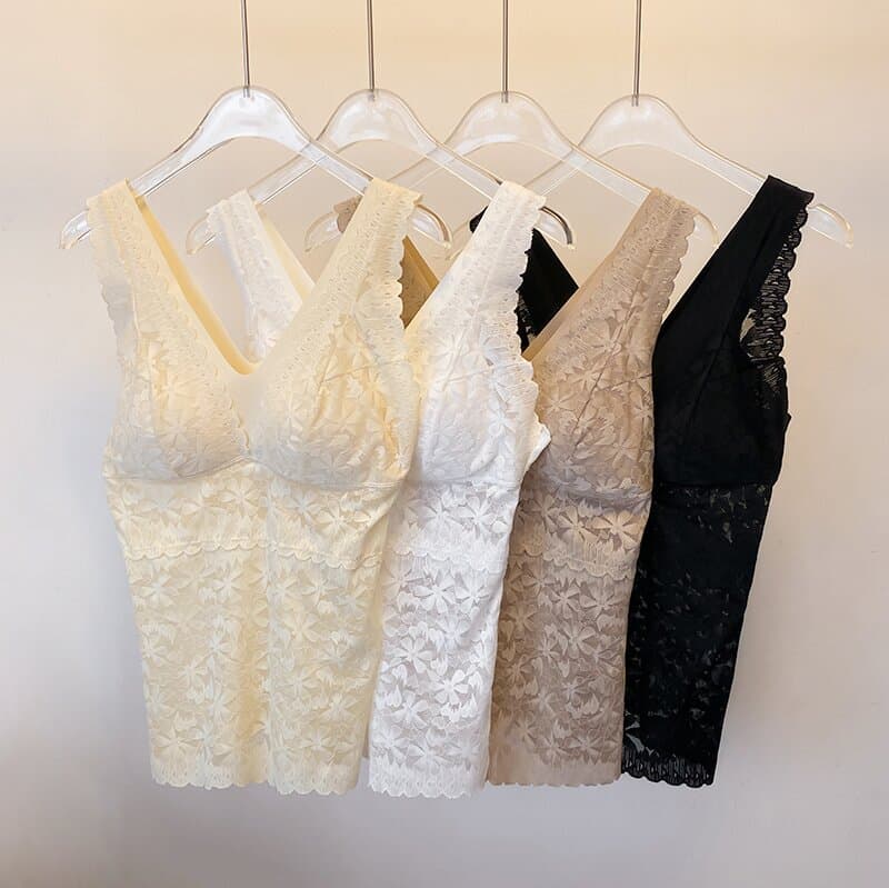Sesangpyeonhan Non-Wire Sheer Bra Top