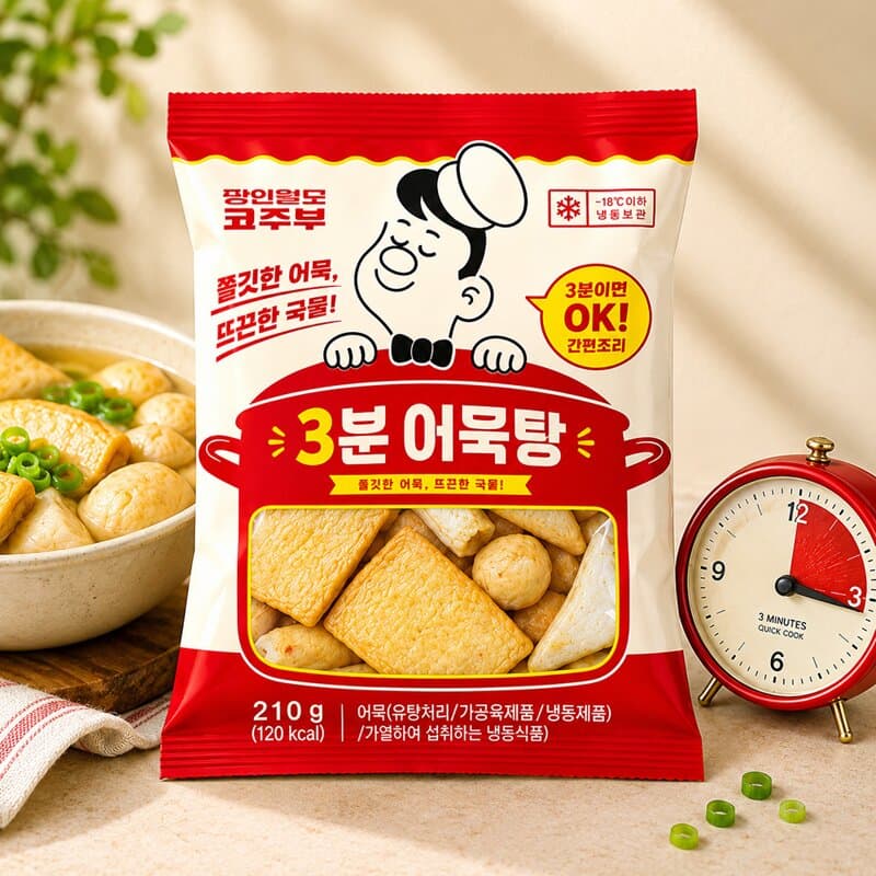 코주부 밀가루 없는 3분 어묵탕