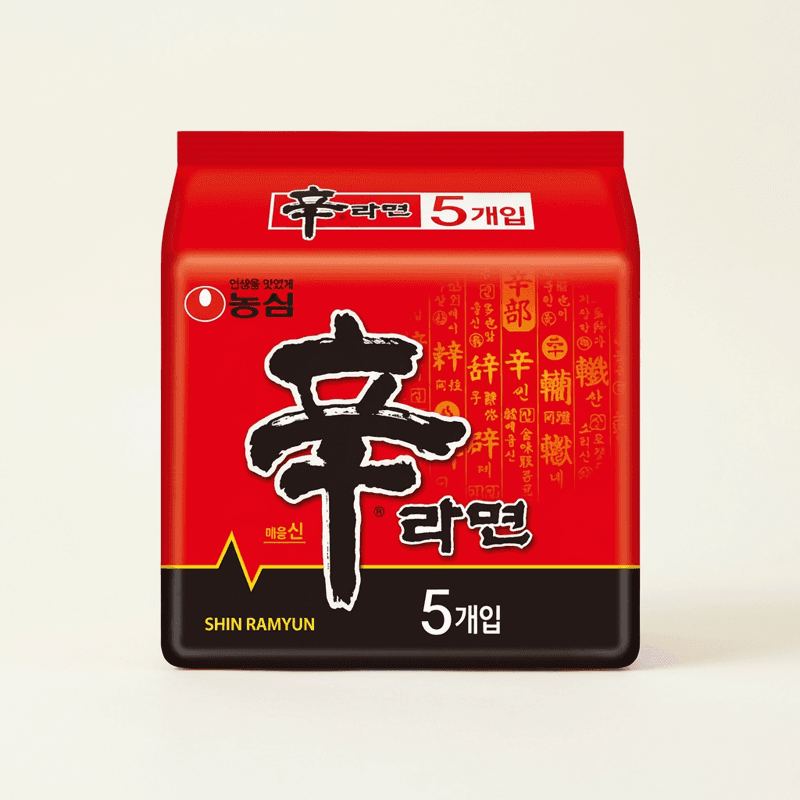 Nongshim Shin Ramyun 120g, 5-pack