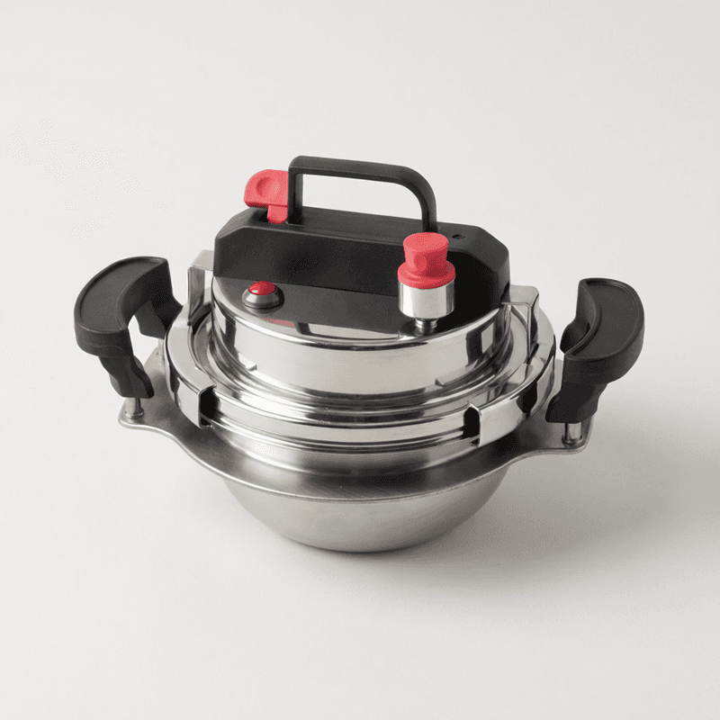 Jubangmihak Simple Mini Pressure Cooker 1.2L