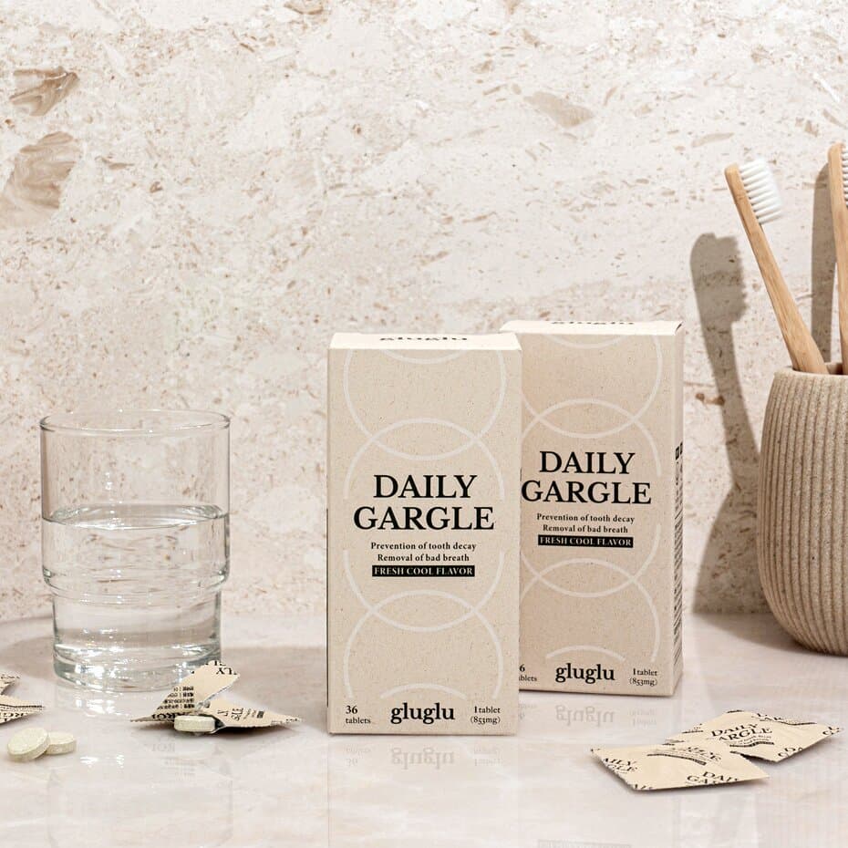 Gloogloo Haru Gargle Fresh Cool 36 tablets x2