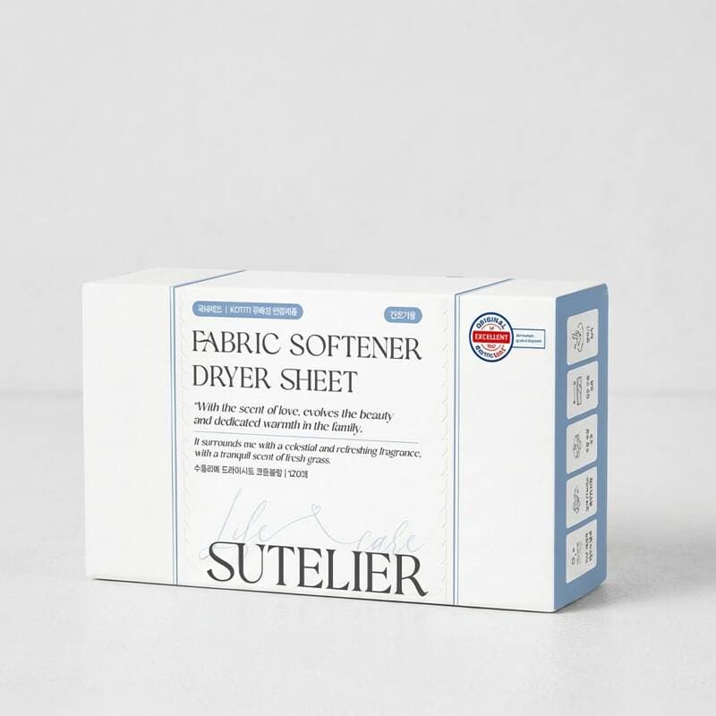 SUTELIER German Derma Dryer Sheets 120ct x3