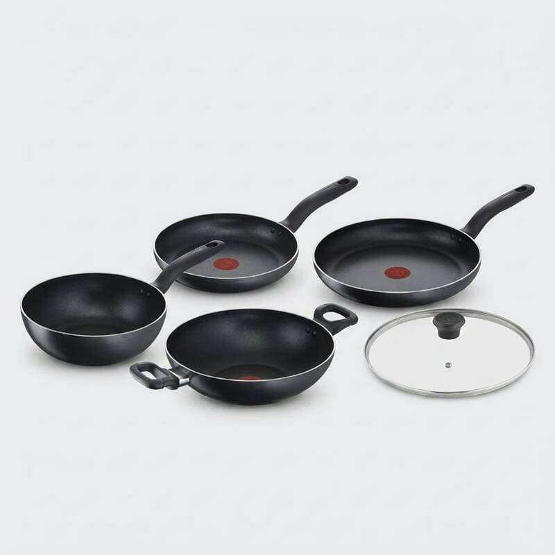 Tefal Titanium Intensive Black Frying Pan 5-Piece Set