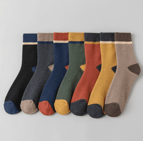 Block Jangmok Winter Socks 7-Type Set