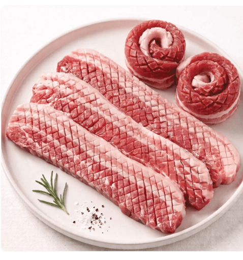 FlyFarm Barley-Fed Aged Black Pork Honeycomb Belly 1kg x3