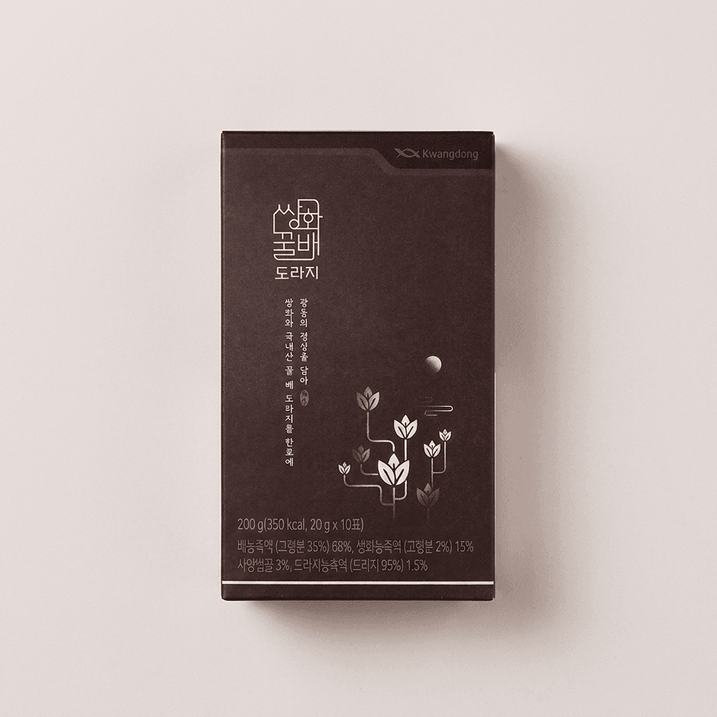 Kwangdong Ssanghwa Honey Pear Doraji 20g x 10 Packs