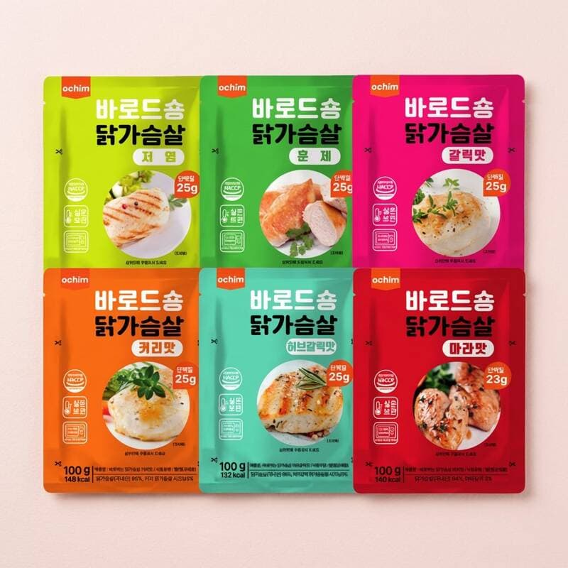 Baro Dosung Chicken Breast 6 Varieties 100g x 36