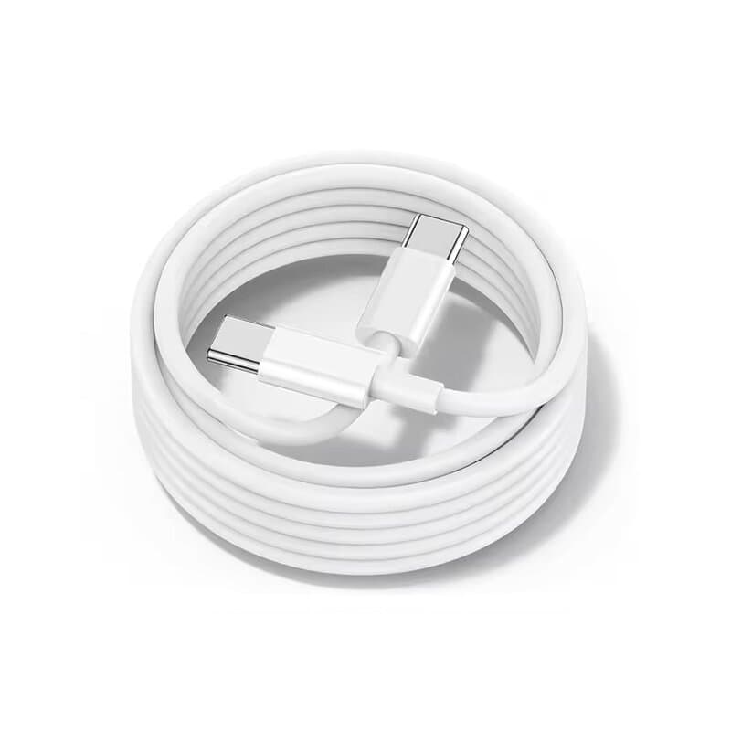 C to C 25W Fast Charge Cable 3-Pack 1m White