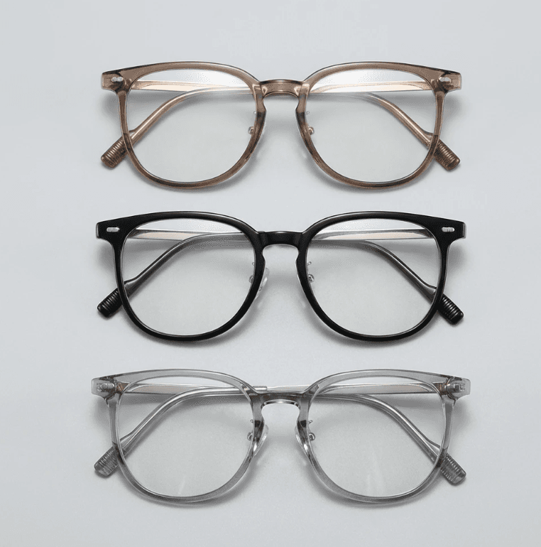 Puppything Blue Light Blocking Horn-Rimmed Glasses