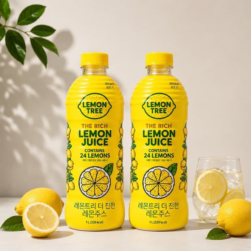 Lemontree Richer Spanish Lemon Juice 1L x 2