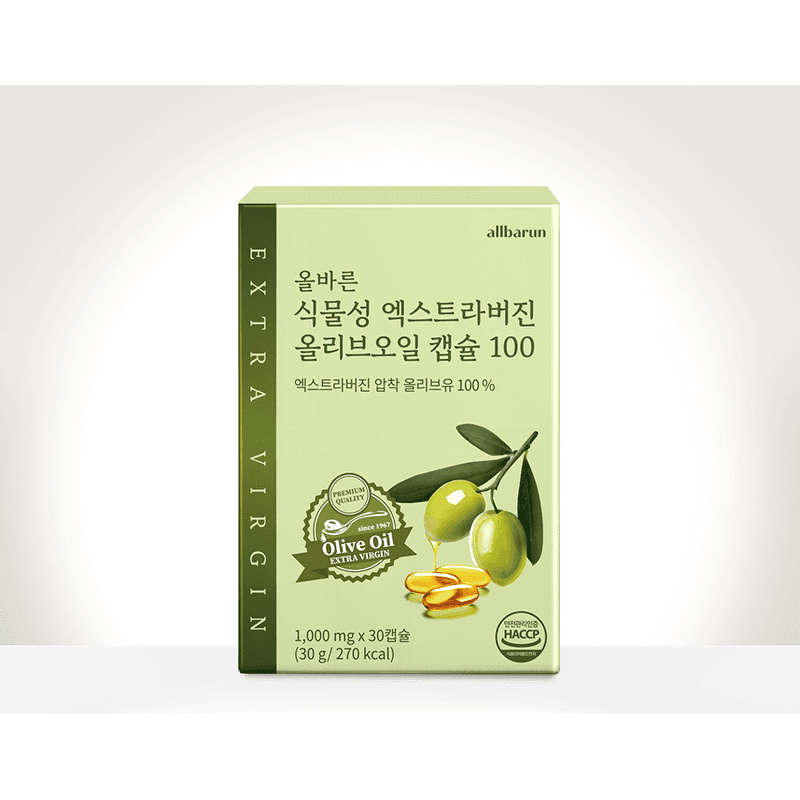 Olbareun Plant-Based Extra Virgin Olive Oil Capsules