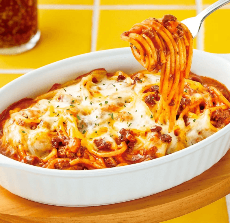 Paeboit Cheese Bomb Spaghetti Meat Tomato