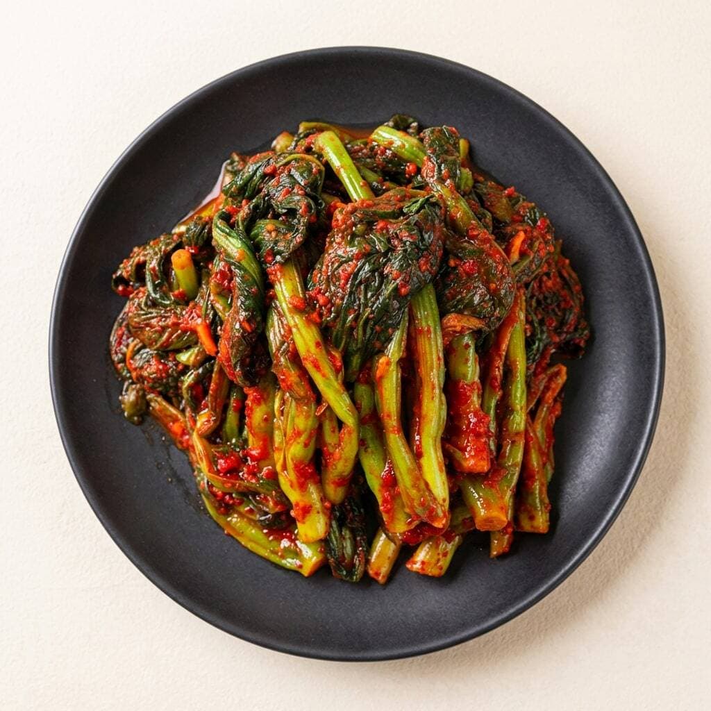 Handmade Dolsan Gat-kimchi 2kg
