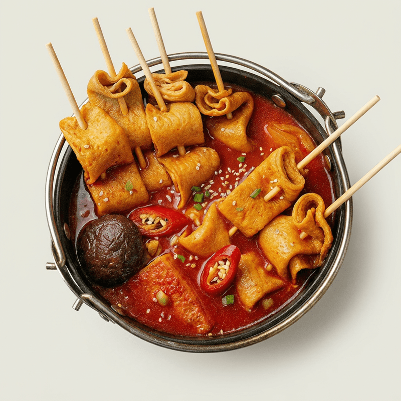 Eomukman Spicy Fish Cake Skewers