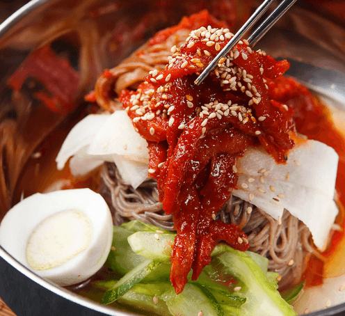속초식 명태회 물비빔 냉면