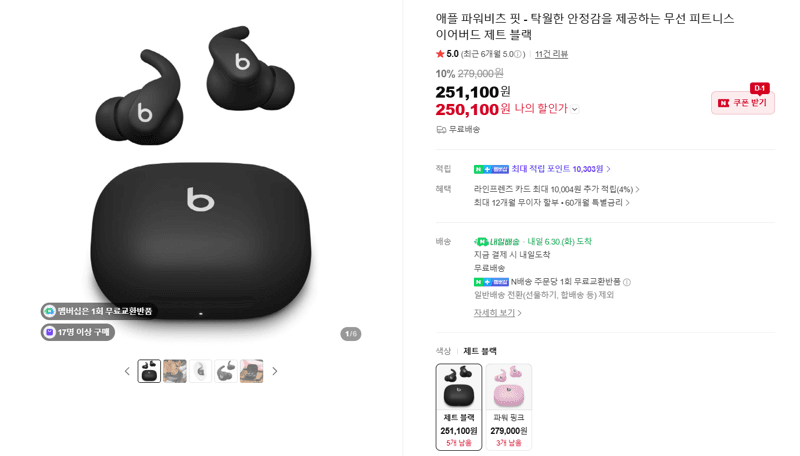 Apple 파워비츠 핏