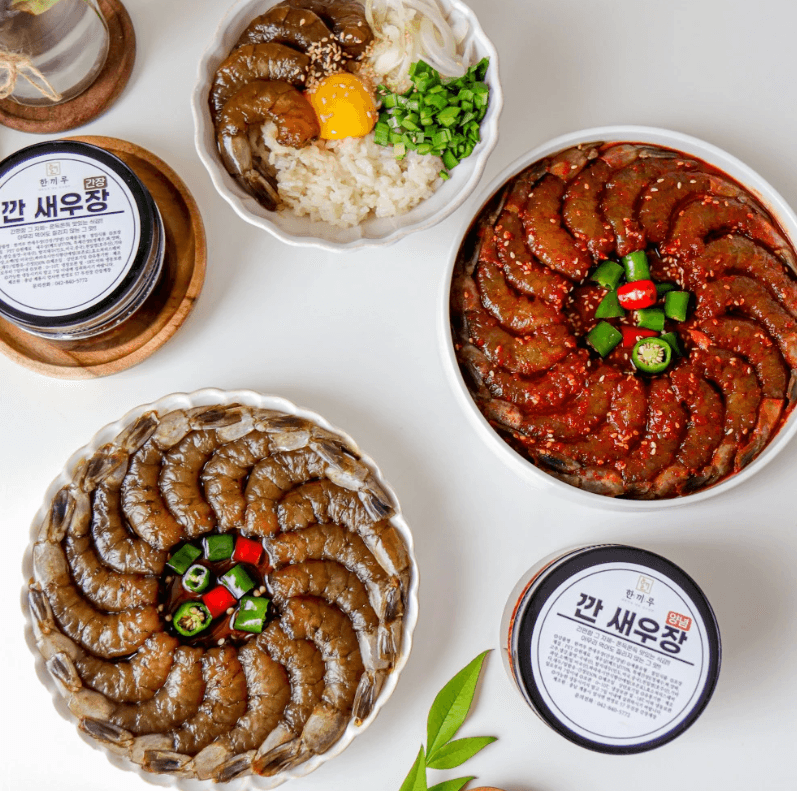 한끼루 깐새우장 350g 2개