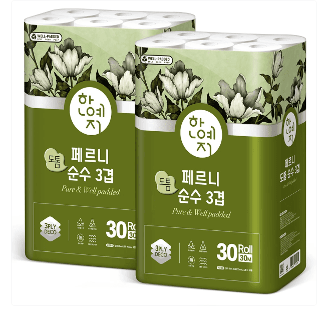 한예지 페르니 도톰 3겹 60롤