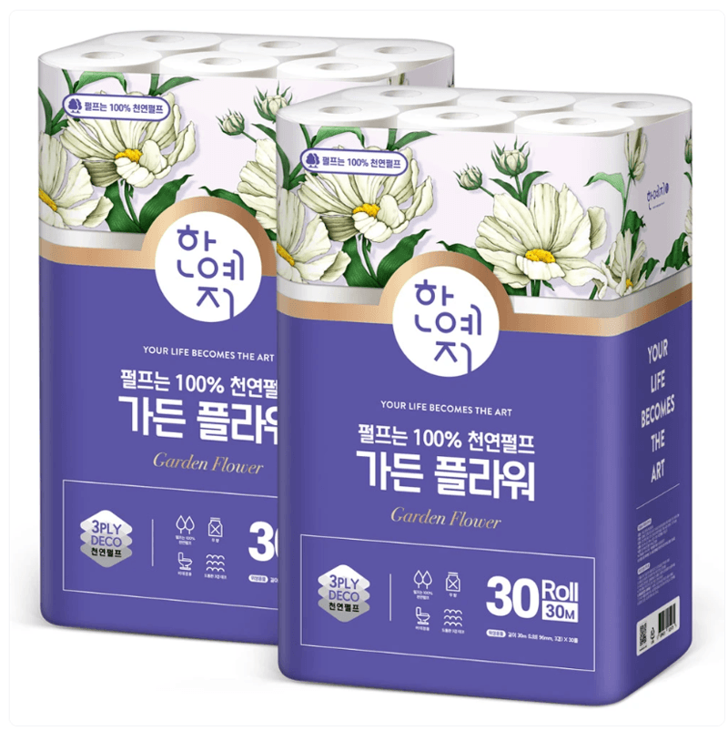 한예지 가든 플라워 롤 60롤
