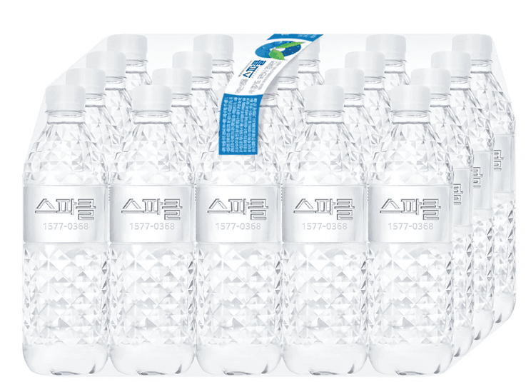 스파클 무라벨 생수 500ml 80개