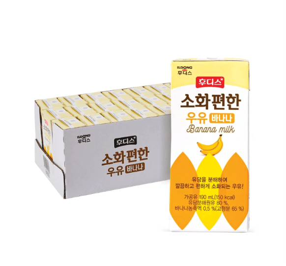 일동후디스 소화편한 우유 바나나