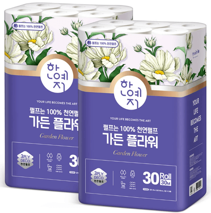 한예지 가든 플라워 60롤