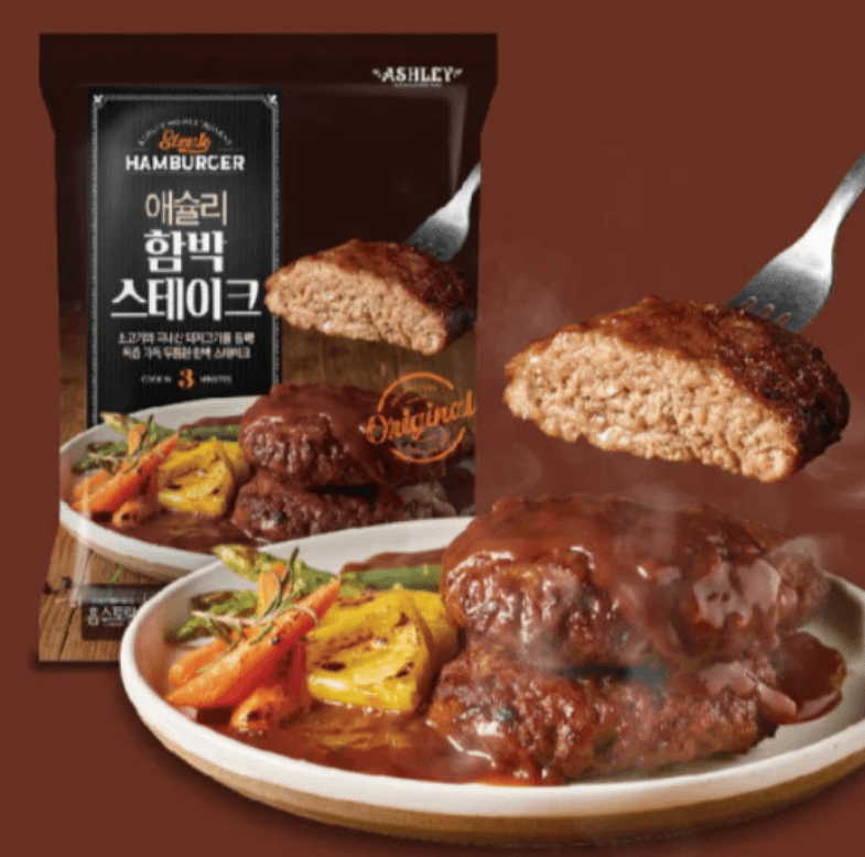 애슐리 함박 스테이크 360g 2개