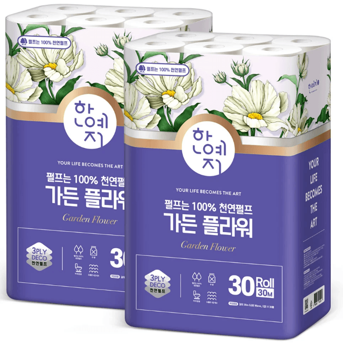 한예지 가든 플라워 60롤