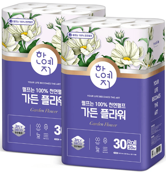 한예지 가든플라워 60롤