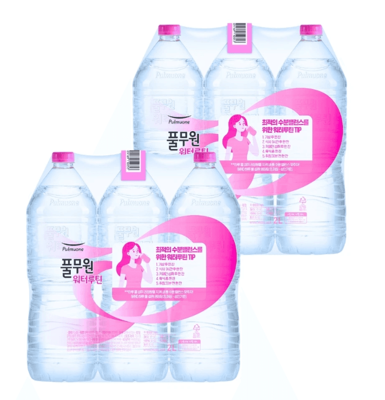 풀무원 워터루틴 2L 12개
