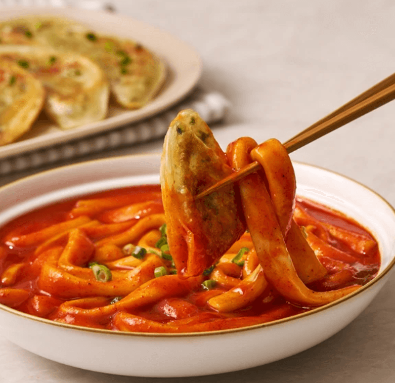 납작프렌즈 납작만두+떡볶이 세트