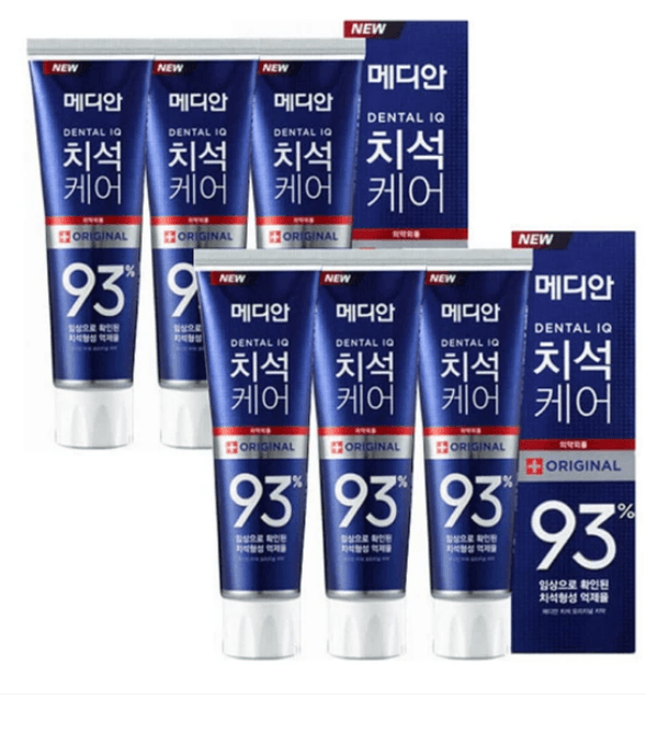 메디안 치석케어 치약 6개